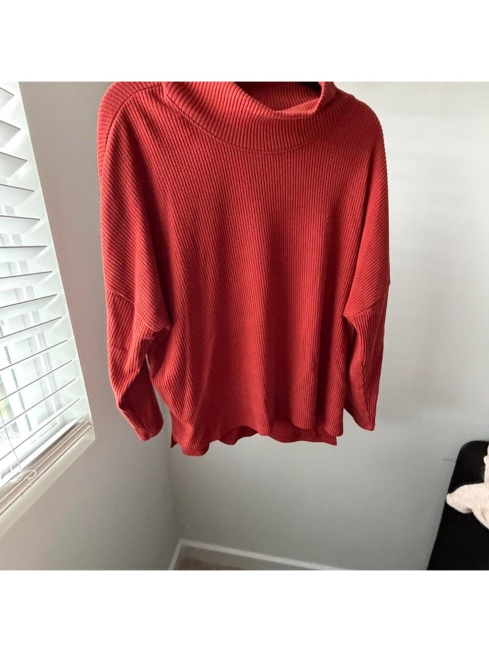 Old Navy red ribbed turtleneck sweater in XL #oldnavy #cozy